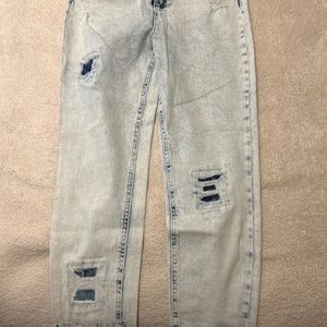 Girls distressed jeans size 16 girls youth